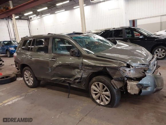 2008 Toyota Highlander Hybrid Limited with VIN JTEEW44A282016047, listed as a IAAI auction lot 41713409 with 1 mi miles. Bid and sale history available at carsss.com. Image 13.
