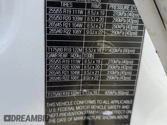 2024 Jaguar F-Pace R-Dynamic S z VIN SADCT2EX5RA722985, wystawiony jako Copart lot #69051054 z przebiegiem 6 691 mil mil oraz Szkoda całkowita • Salvage title. Historia ofert i sprzedaży dostępna na DreamBid. Obrazek 13.
