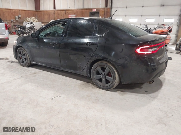 2016 Dodge Dart SXT with VIN 1C3CDFBB3GD529355, listed as a IAAI auction lot 41673363 with 172,900 mi miles. Bid and sale history available at carsss.com. Image 3.