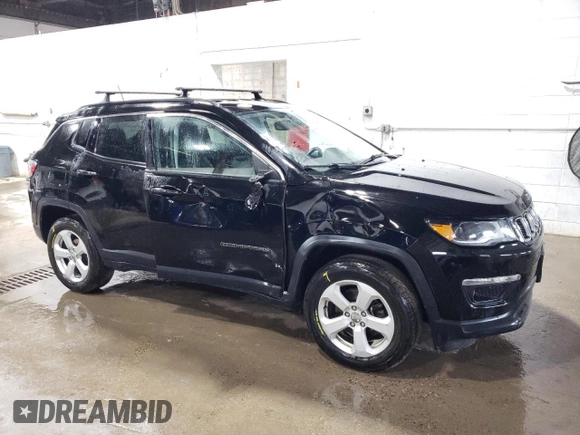 2018 Jeep Compass Latitude z VIN 3C4NJDBB5JT392910, wystawiony jako Copart lot #58401385 z przebiegiem 93 739 mil mil oraz Szkoda całkowita • Salvage title. Historia ofert i sprzedaży dostępna na DreamBid. Obrazek 4.