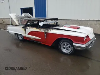 1958 Ford Thunderbird with VIN H8Y1159760000000, listed as a Copart auction lot 79226744 with Not Provided miles and Non Repairable. Bid and sale history available at DreamBid. Image 4.
