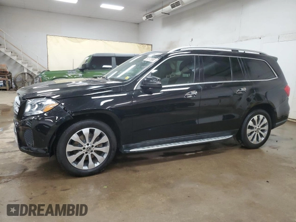 2019 Mercedes-Benz GLS 450 z VIN 4JGDF6EEXKB201205, wystawiony jako Copart lot #61175985 z przebiegiem 120 559 mil mil oraz Czysty tytuł • Clean title. Historia ofert i sprzedaży dostępna na DreamBid. Obrazek 1.