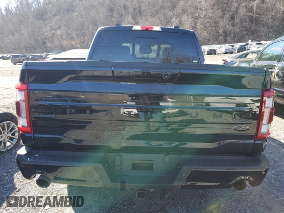 2023 Ford F-150 XL with VIN 1FTFW1ED4PFA07566, listed as a Copart auction lot 51037545 with 23,591 mi miles and Salvage Title. Bid and sale history available at carsss.com. Image 6.