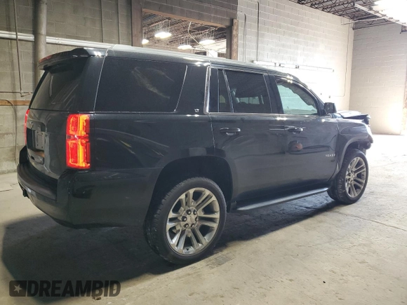 2018 Chevrolet Tahoe LT with VIN 1GNSKBKC7JR361008, listed as a Copart auction lot 55244355 with 76,850 mi miles and Salvage title. Bid and sale history available at DreamBid. Image 3.