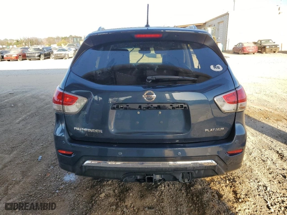 2013 Nissan Pathfinder S with VIN 5N1AR2MN4DC688189, listed as a Copart auction lot 47582345 with 0 mi miles and Salvage Title. Bid and sale history available at carsss.com. Image 6.
