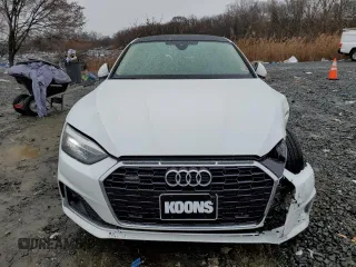 2022 Audi A5 Sportback Premium with VIN WAUABCF53NA014525, listed as a Copart auction lot 38280784 with 30,256 mi miles and Salvage Title. Bid and sale history available at carsss.com. Image 5.