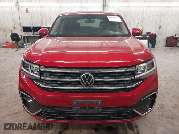 2022 Volkswagen Atlas 3.6L V6 SEL R-Line with VIN 1V2AR2CA6NC548406, listed as a IAAI auction lot 41599286 with 46,685 mi miles. Bid and sale history available at carsss.com. Image 13.