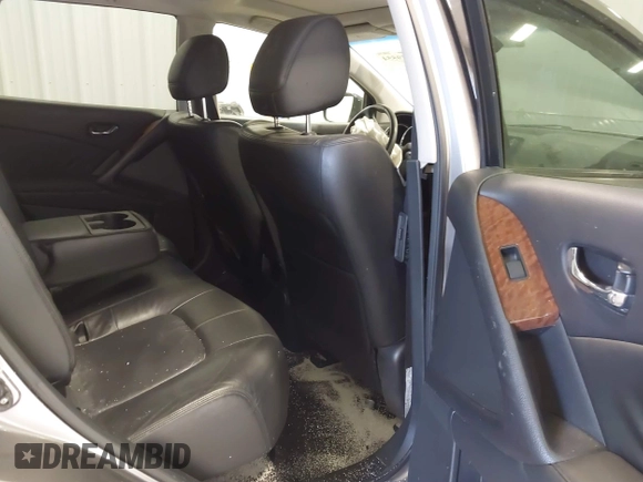2009 Nissan Murano SL with VIN JN8AZ18W09W154845, listed as a IAAI auction lot 41379554 with 156,194 mi miles and . Bid and sale history available at DreamBid. Image 8.