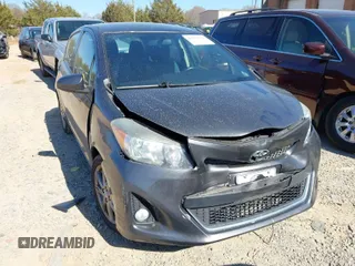 2013 Toyota Yaris L with VIN JTDKTUD33DD565532, listed as a IAAI auction lot 41857216 with 54,444 mi miles. Bid and sale history available at carsss.com. Image 1.