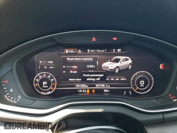 2018 Audi Q5 Prestige с VIN WA1CNAFY3J2099835, выставлен на аукционе Copart как лот 61217515 с пробегом 181 085 миль миль и Чистый • Clean title. История ставок и продаж доступна на DreamBid. Изображение 9.