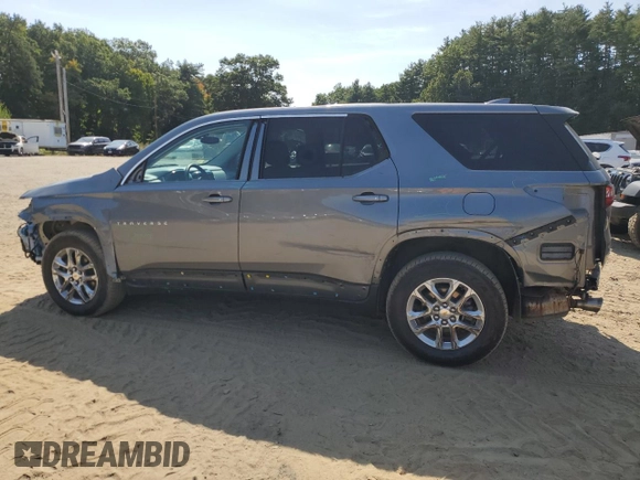 2021 Chevrolet Traverse LS with VIN 1GNEVFKW1MJ149178, listed as a Copart auction lot 69487794 with 45,875 mi miles and Salvage Title. Bid and sale history available at carsss.com. Image 2.