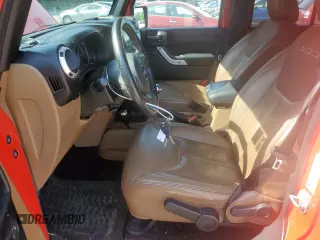 2017 Jeep Wrangler Unlimited Sahara with VIN 1C4HJWEG3HL610297, listed as a Copart auction lot 62060865 with 43,274 mi miles and Salvage title. Bid and sale history available at DreamBid. Image 7.