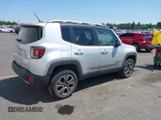 2015 Jeep Renegade Limited with VIN ZACCJBDT0FPC44891, listed as a IAAI auction lot 42415637 with 207,975 mi miles and . Bid and sale history available at DreamBid. Image 4.