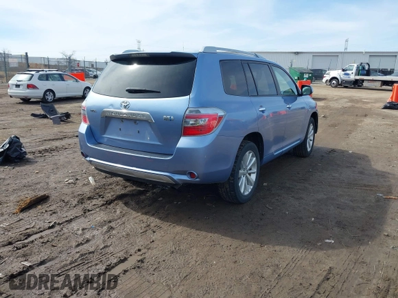2008 Toyota Highlander Hybrid with VIN JTEEW41A982003915, listed as a IAAI auction lot 41757415 with 256,996 mi miles. Bid and sale history available at carsss.com. Image 4.