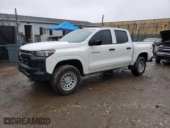 2023 Chevrolet Colorado 4WD Work Truck с VIN 1GCPTBEK3P1140835, выставлен на аукционе Copart как лот 56874755 с пробегом 48 728 миль миль и Списание • Salvage title. История ставок и продаж доступна на DreamBid. Изображение 1.