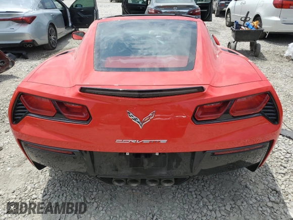 2017 Chevrolet Corvette 1LT with VIN 1G1YB2D70H5109758, listed as a Copart auction lot 63205154 with 5,471 mi miles and Salvage Title. Bid and sale history available at carsss.com. Image 6.