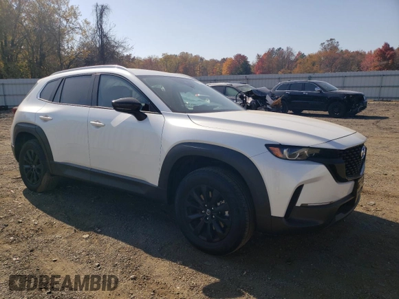 2024 Mazda CX-50 S Preferred with VIN 7MMVABBM6RN200511, listed as a Copart auction lot 77151384 with 7,455 mi miles and Salvage Title. Bid and sale history available at DreamBid. Image 4.
