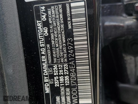 2014 Mercedes-Benz CLS 550 с VIN WDDLJ7DB4EA124973, выставлен на аукционе Copart как лот 60660305 с пробегом 138 890 миль миль и Списание • Salvage title. История ставок и продаж доступна на DreamBid. Изображение 13.