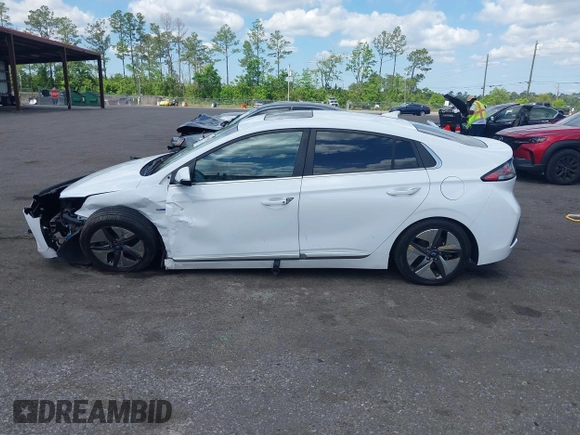 2020 Hyundai Ioniq Limited with VIN KMHC05LCXLU217578, listed as a IAAI auction lot 41999454 with 104,694 mi miles and . Bid and sale history available at DreamBid. Image 14.