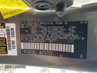 2012 Toyota Sienna LE AAS with VIN 5TDKK3DC2CS218077, listed as a Copart auction lot 88849855 with 208,853 mi miles and Clean Title. Bid and sale history available at carsss.com. Image 13.