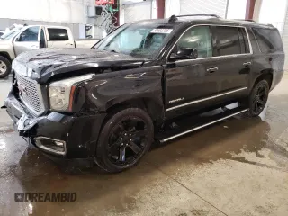2017 GMC Yukon XL Denali with VIN 1GKS2HKJ6HR241838, listed as a Copart auction lot 48692705 with 113,141 mi miles and Salvage Title. Bid and sale history available at carsss.com. Image 1.