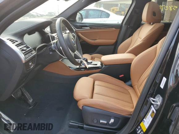 2023 BMW X4 M40i with VIN 5UX43DT0XP9P68536, listed as a Copart auction lot 58071583 with 11,399 mi miles. Bid and sale history available at carsss.com. Image 7.