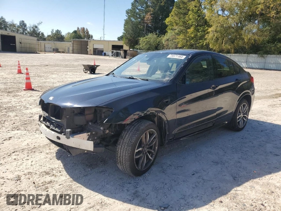 2017 BMW X4 M40i with VIN 5UXXW7C50H0U25192, listed as a Copart auction lot 75571164 with 86,053 mi miles and Salvage Title. Bid and sale history available at carsss.com. Image 1.