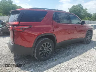 2023 Chevrolet Traverse RS with VIN 1GNEVJKWXPJ343036, listed as a Copart auction lot 57858945 with 16,074 mi miles and Salvage title. Bid and sale history available at DreamBid. Image 3.