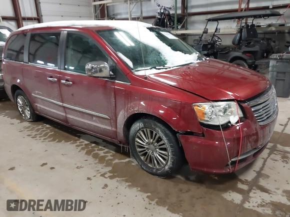 2011 Chrysler Town & Country Limited with VIN 2A4RR6DG6BR610723, listed as a IAAI auction lot 41618665 with 165,993 mi miles. Bid and sale history available at carsss.com. Image 1.