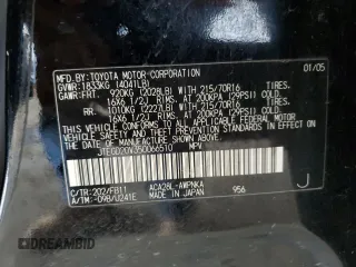 2005 Toyota RAV4 with VIN JTEGD20V350066510, listed as a Copart auction lot 54350925 with 263,963 mi miles and Salvage Title. Bid and sale history available at carsss.com. Image 13.