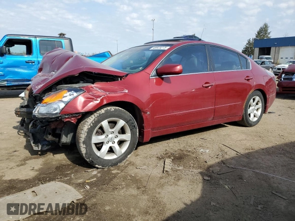 2008 Nissan Altima 2.5 S with VIN 1N4AL21E88C129489, listed as a Copart auction lot 48923275 with 0 mi miles and Clean Title. Bid and sale history available at carsss.com. Image 1.