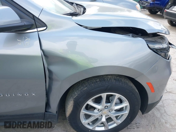 2024 Chevrolet Equinox LT with VIN 3GNAXKEGXRL353449, listed as a IAAI auction lot 42151836 with 26,903 mi miles and . Bid and sale history available at DreamBid. Image 6.