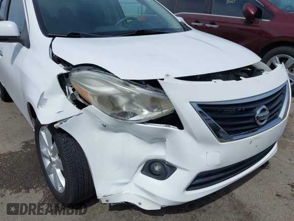 2014 Nissan Versa S Plus with VIN 3N1CN7AP8EL856145, listed as a IAAI auction lot 41896221 with 36,721 mi miles. Bid and sale history available at carsss.com. Image 6.