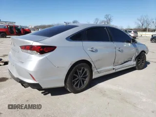 2019 Hyundai Sonata SE with VIN 5NPE24AF4KH792914, listed as a Copart auction lot 47111395 with 110,615 mi miles and Salvage Title. Bid and sale history available at DreamBid. Image 3.
