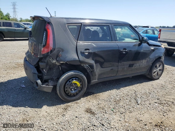 2014 Kia Soul with VIN KNDJN2A21E7718592, listed as a Copart auction lot 52568335 with 57,177 mi miles and Salvage Title. Bid and sale history available at carsss.com. Image 3.