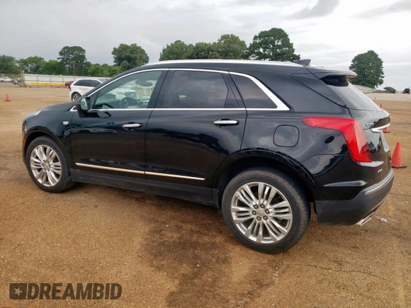 2017 Cadillac XT5 Premium Luxury AWD with VIN 1GYKNERS3HZ214851, listed as a Copart auction lot 60112185 with 74,045 mi miles and Salvage title. Bid and sale history available at DreamBid. Image 2.