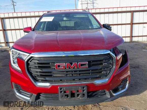 2022 GMC Terrain SLE with VIN 3GKALMEV6NL129916, listed as a IAAI auction lot 41083666 with 81,206 mi miles. Bid and sale history available at carsss.com. Image 12.