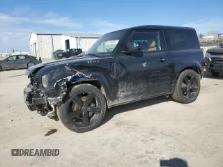 2024 Land Rover Defender with VIN SALEB6EE7R2346435, listed as a Copart auction lot 46250305 with 2,557 mi miles and Salvage title. Bid and sale history available at DreamBid. Image 1.
