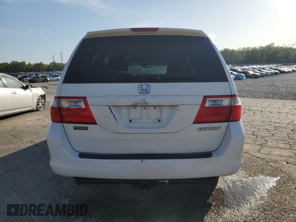2005 Honda Odyssey EX-L with VIN 5FNRL38785B041017, listed as a Copart auction lot 52191965 with 211,949 mi miles and Salvage Title. Bid and sale history available at carsss.com. Image 6.