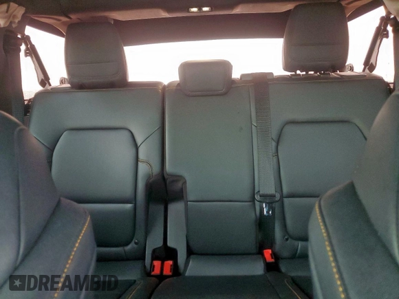 2022 Ford Bronco with VIN 1FMEE5DP7NLB74287, listed as a Copart auction lot 58905275 with 17,326 mi miles and Salvage title. Bid and sale history available at DreamBid. Image 10.