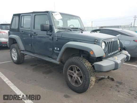 2008 Jeep Wrangler Unlimited X with VIN 1J4GB39138L518050, listed as a IAAI auction lot 41609541 with 226,752 mi miles and . Bid and sale history available at DreamBid. Image 1.