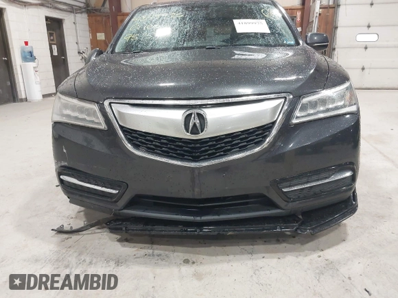 2016 Acura MDX w/Tech with VIN 5FRYD4H40GB017297, listed as a IAAI auction lot 41899975 with 95,757 mi miles. Bid and sale history available at carsss.com. Image 19.