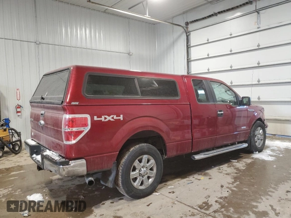 2013 Ford F-150 XL with VIN 1FTFX1ET3DKG27302, listed as a Copart auction lot 45194375 with 147,762 mi miles and Salvage Title. Bid and sale history available at carsss.com. Image 3.