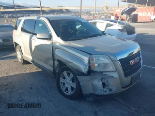 2014 GMC Terrain SLE with VIN 2GKALMEK2E6295165, listed as a IAAI auction lot 41287376 with 101,415 mi miles. Bid and sale history available at carsss.com. Image 1.