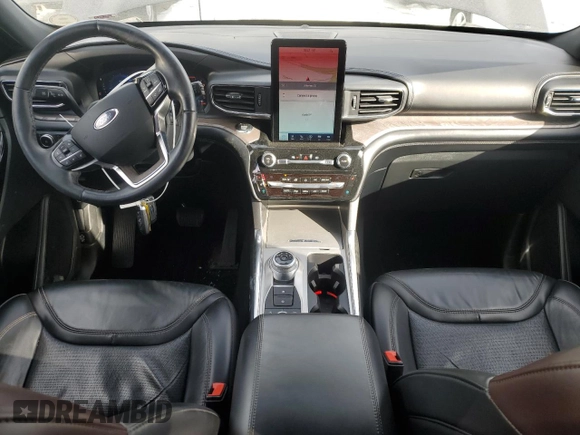 2021 Ford Explorer Platinum with VIN 1FM5K8HC0MGB44170, listed as a Copart auction lot 41874885 with 58,730 mi miles and Salvage Title. Bid and sale history available at carsss.com. Image 8.