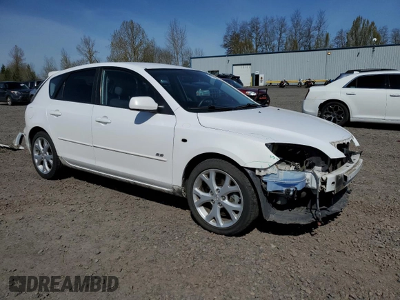 2008 Mazda 3 S GT with VIN JM1BK344781820535, listed as a Copart auction lot 51991305 with 146,153 mi miles and Salvage Title. Bid and sale history available at DreamBid. Image 4.