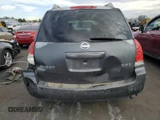 2006 Nissan Quest S Special Edition with VIN 5N1BV28U06N114861, listed as a Copart auction lot 77783544 with 192,627 mi miles and Salvage Title. Bid and sale history available at carsss.com. Image 6.