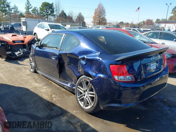 2013 Scion tC with VIN JTKJF5C76D3054733, listed as a IAAI auction lot 40998576 with 155,540 mi miles. Bid and sale history available at carsss.com. Image 3.