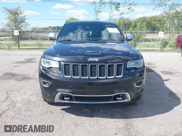 2014 Jeep Grand Cherokee Overland with VIN 1C4RJECG8EC417995, listed as a IAAI auction lot 41959550 with 155,029 mi miles. Bid and sale history available at carsss.com. Image 12.
