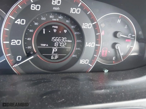2014 Honda Accord Sedan Sport with VIN 1HGCR2F51EA127781, listed as a IAAI auction lot 41518351 with 156,630 mi miles. Bid and sale history available at carsss.com. Image 15.